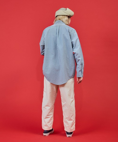 BURLAP OUTFITTER（バーラップアウトフィッター）の「GENERAL B.D. SHIRT PRINTED / ジェネラル ボタンダウン シャツ（シャツ/ブラウス・メンズ・チャコールグレー/ブルー・LARGE/MEDIUM/X-LARGE/SMALL）」の13枚目の写真