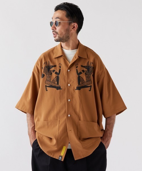 FAT（エフエイティー）の「F.A.T ANUVIS（エフエーティー ANUVIS）（シャツ/ブラウス・メンズ・ベージュ/グリーン・X-LARGE）」の2枚目の写真