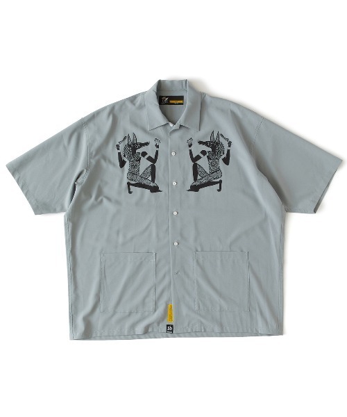 FAT（エフエイティー）の「F.A.T ANUVIS（エフエーティー ANUVIS）（シャツ/ブラウス・メンズ・ベージュ/グリーン・X-LARGE）」の10枚目の写真