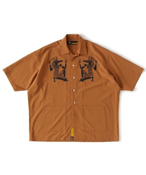 FAT（エフエイティー）の「F.A.T ANUVIS（エフエーティー ANUVIS）（シャツ/ブラウス・メンズ・ベージュ/グリーン・X-LARGE）」の7枚目の写真