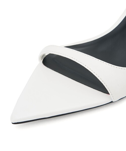 ODETTE E ODILE（オデットエオディール）の「【WEB限定】ポインテッドアシンメトリーウェッジ サンダル60●（サンダル・レディース・シルバー/ホワイト/ブラック・22cm/22.5cm/23cm/23.5cm/24cm/24.5cm）」の13枚目の写真