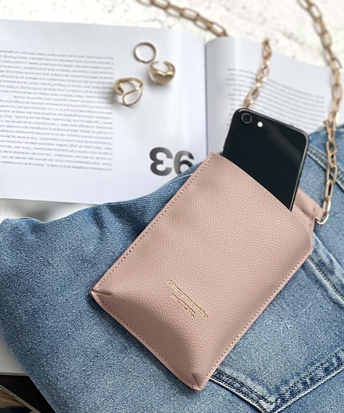 ROPE' PICNIC(ロペピクニック)の「スマホウォレットチェーンショルダーバッグ(ショルダーバッグ・レディース・シルバー/オフホワイト/ベージュ系その他/ブラック/ブルー系その他4・FREE)」の4枚目の写真