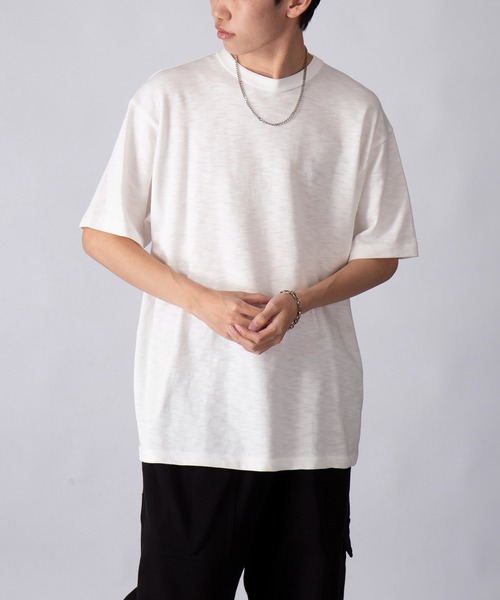 United Athle(ユナイテッドアスレ)の「【United Athle】7.5オンス スラブ スーパーマグナムウェイト ヘビーウェイト Tシャツ 半袖 無地 極厚手 ※4747(Tシャツ/カットソー・メンズ・ネイビー/ブラック/オフホワイト・L/XL/M)」の1枚目の写真