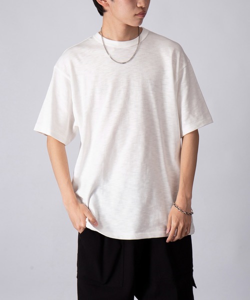 United Athle(ユナイテッドアスレ)の「【United Athle】7.5オンス スラブ スーパーマグナムウェイト ヘビーウェイト Tシャツ 半袖 無地 極厚手 ※4747(Tシャツ/カットソー・メンズ・ネイビー/ブラック/オフホワイト・L/XL/M)」の11枚目の写真