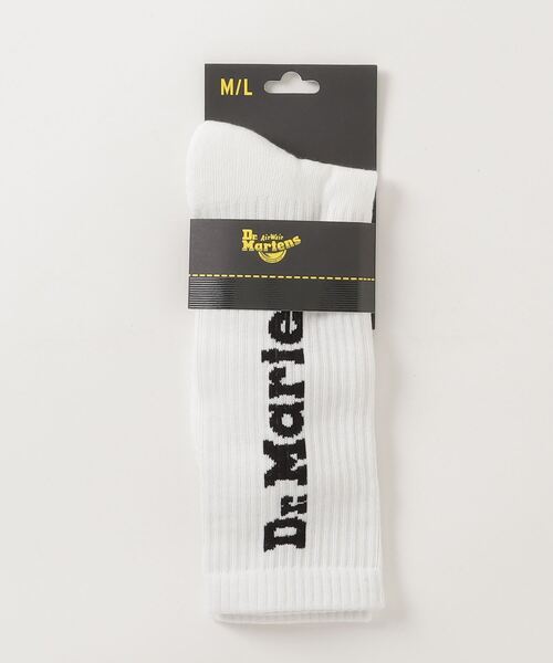 Dr. Martens（ドクターマーチン）の「Dr. Martens/ドクターマーチン バーティカル ロゴ ソックス AD075100（ソックス/靴下・レディース・ホワイト・S/M/M/L）」の6枚目の写真
