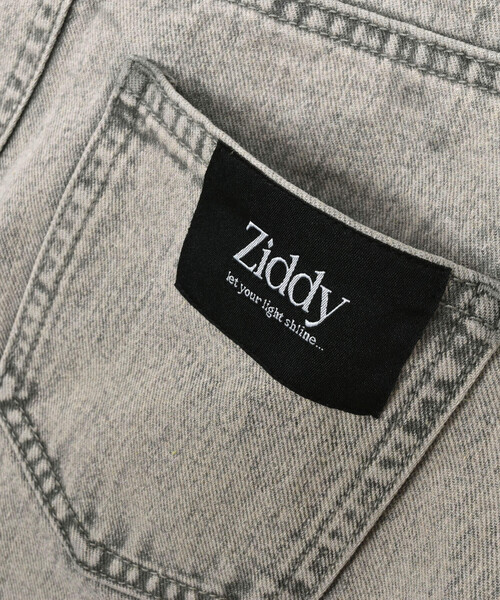 ZIDDY(ジディ)の「【 ニコ☆プチ 掲載 】フリンジタックデニムパンツ(130~160cm)(デニムパンツ・キッズ・ネイビー/グレー・FREE/130cm/140cm/150cm)」の3枚目の写真
