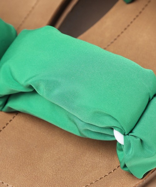 niko and...（ニコアンド）の「オリジナルパテッドサンダル（サンダル・レディース・キャメル/グリーン・SMALL/LARGE/MEDIUM）」の21枚目の写真