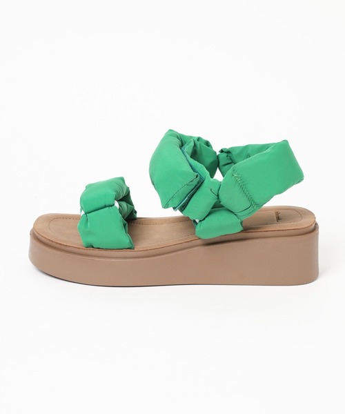 niko and...（ニコアンド）の「オリジナルパテッドサンダル（サンダル・レディース・キャメル/グリーン・SMALL/LARGE/MEDIUM）」の7枚目の写真