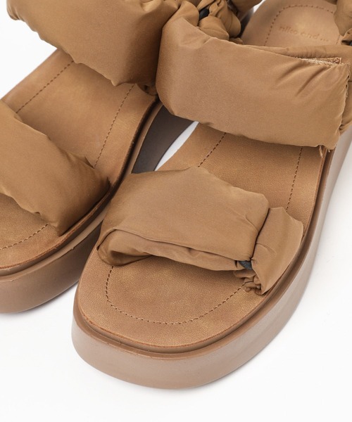 niko and...（ニコアンド）の「オリジナルパテッドサンダル（サンダル・レディース・キャメル/グリーン・SMALL/LARGE/MEDIUM）」の11枚目の写真