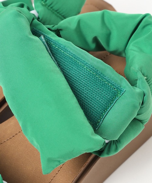 niko and...（ニコアンド）の「オリジナルパテッドサンダル（サンダル・レディース・キャメル/グリーン・SMALL/LARGE/MEDIUM）」の16枚目の写真