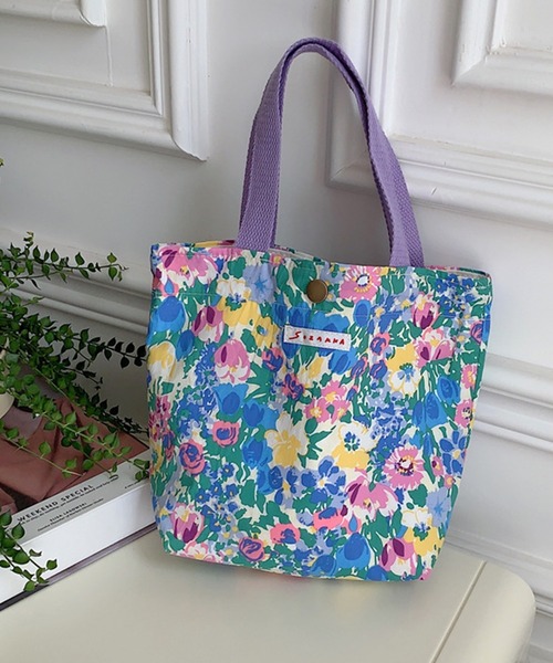 TONE SELECT GOODS(トーンセレクトグッズ)の「LESRIRE/お花ミニトートバッグ(トートバッグ・レディース・C/D/E/F/A/H/J/K/L/M/B/G/I・FREE)」の3枚目の写真
