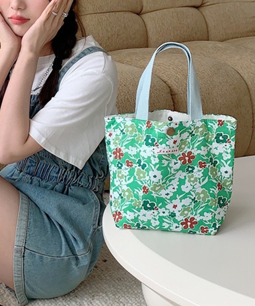 TONE SELECT GOODS(トーンセレクトグッズ)の「LESRIRE/お花ミニトートバッグ(トートバッグ・レディース・C/D/E/F/A/H/J/K/L/M/B/G/I・FREE)」の22枚目の写真