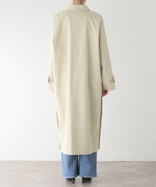 SLOBE IENA(スローブイエナ)の「【le/ル 】 SIDE SLIT トレンチコート(トレンチコート・レディース・カーキ・FREE)」の3枚目の写真