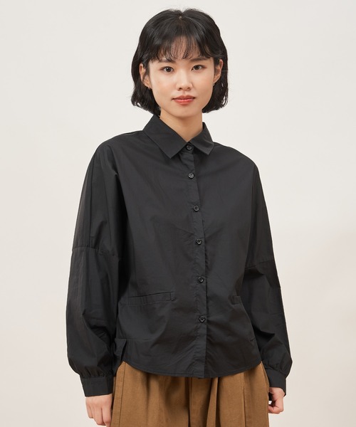 ROCOCO(ロココ)の「着回し力抜群なトレンドシャツ。(シャツ/ブラウス・レディース・ホワイト/ブラック・M~L)」の19枚目の写真