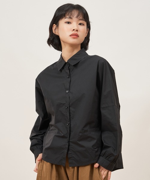 ROCOCO(ロココ)の「着回し力抜群なトレンドシャツ。(シャツ/ブラウス・レディース・ホワイト/ブラック・M~L)」の20枚目の写真
