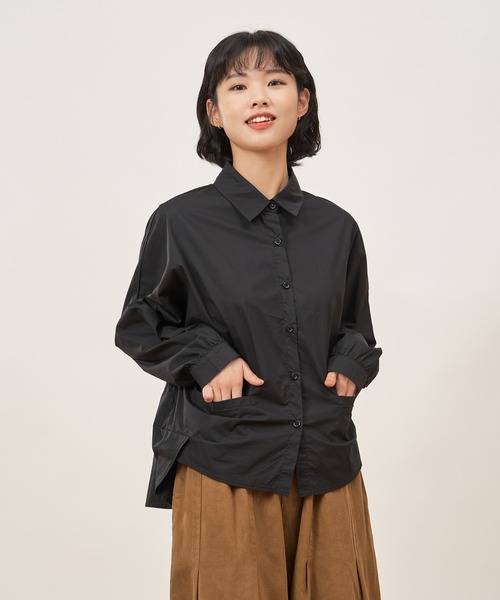 ROCOCO(ロココ)の「着回し力抜群なトレンドシャツ。(シャツ/ブラウス・レディース・ホワイト/ブラック・M~L)」の13枚目の写真
