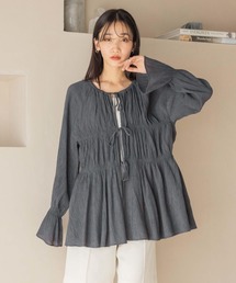 LOWRYS FARM | ヨウリュウシャーリングブラウスLS 106514(シャツ/ブラウス)