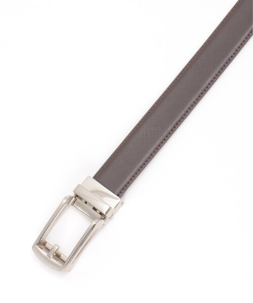 ikka（イッカ）の「３０ｍｍサフィアーノキーリットベルト（ベルト・メンズ・ブラック/ダークブラウン・FREE）」の4枚目の写真