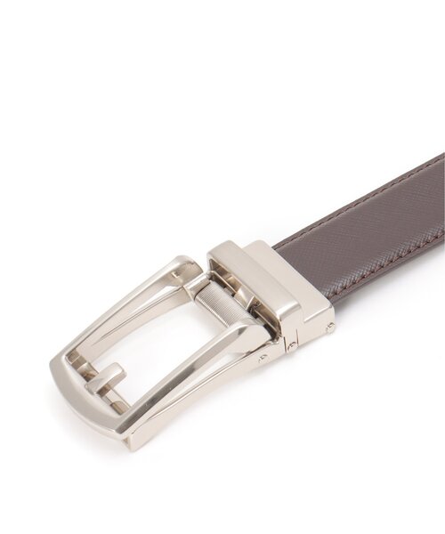 ikka（イッカ）の「３０ｍｍサフィアーノキーリットベルト（ベルト・メンズ・ブラック/ダークブラウン・FREE）」の6枚目の写真