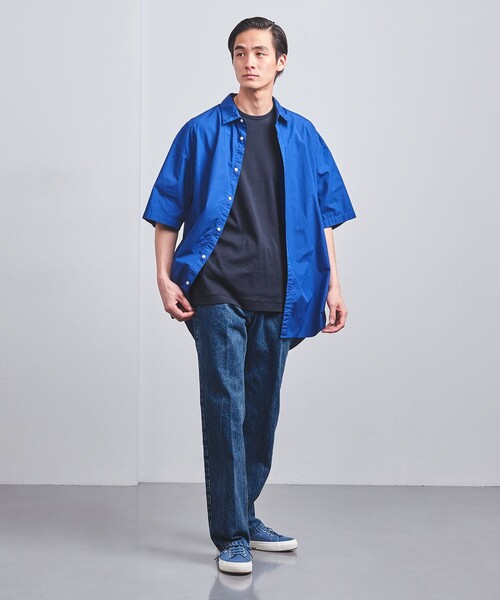 UNITED ARROWS（ユナイテッドアローズ）の「オーガニックコットン ナロ―バインダー Tシャツ（Tシャツ/カットソー・メンズ・ナチュラル/ライトピンク/オリーブ/ホワイト/ダークグレー/ネイビー・L/XL/S/M）」の8枚目の写真