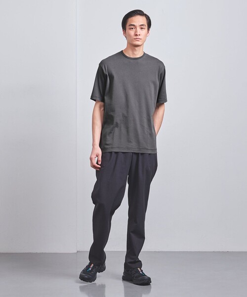 UNITED ARROWS（ユナイテッドアローズ）の「オーガニックコットン ナロ―バインダー Tシャツ（Tシャツ/カットソー・メンズ・ナチュラル/ライトピンク/オリーブ/ホワイト/ダークグレー/ネイビー・L/XL/S/M）」の11枚目の写真