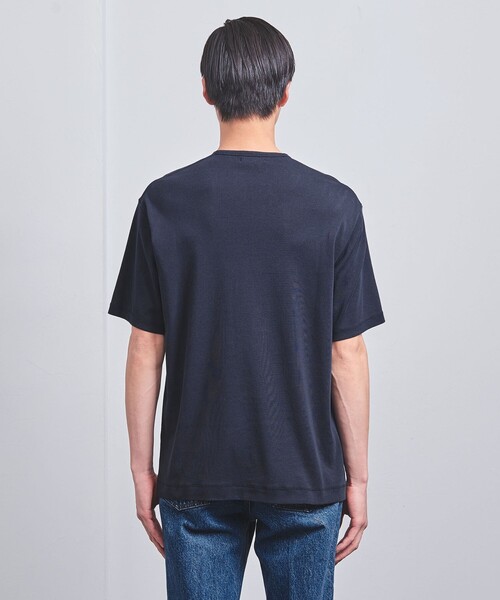 UNITED ARROWS（ユナイテッドアローズ）の「オーガニックコットン ナロ―バインダー Tシャツ（Tシャツ/カットソー・メンズ・ナチュラル/ライトピンク/オリーブ/ホワイト/ダークグレー/ネイビー・L/XL/S/M）」の21枚目の写真