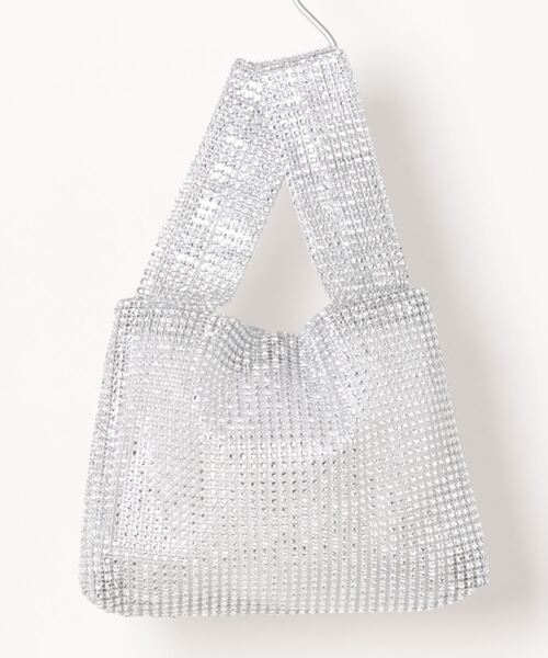 NKNIT シルバー キラキラ　ハンドバッグ kira kira hand bag | NKNIT