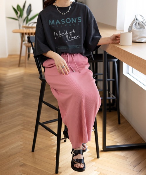 LEPSIM（レプシィム）の「プリントBIG-Tシャツ　111113（Tシャツ/カットソー・レディース・ブルー/杢グレー/チャコールグレー/オフホワイト/ホワイト/チャコール/イエロー・FREE）」の16枚目の写真