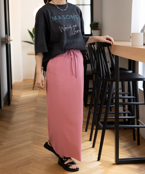 LEPSIM（レプシィム）の「プリントBIG-Tシャツ　111113（Tシャツ/カットソー・レディース・ブルー/杢グレー/チャコールグレー/オフホワイト/ホワイト/チャコール/イエロー・FREE）」の17枚目の写真