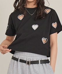 ハートカットTシャツ