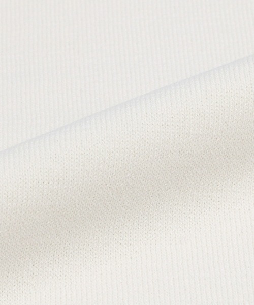 TOKYO SHIRTS(トウキョウシャツ)の「配色ボウタイプルオーバーニット 五分袖(ニット/セーター・レディース・オフホワイト/ブルー・LL/M/L)」の6枚目の写真