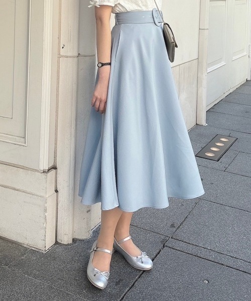 F i.n.t（フィント）の「カラーパレットスカート/F&A/fint（スカート・レディース・パープル/オレンジ/イエロー/ブルー/グリーン/レッド/ピンク/ライトブルー・FREE）」の3枚目の写真