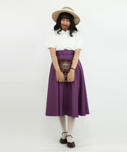 F i.n.t（フィント）の「カラーパレットスカート/F&A/fint（スカート・レディース・パープル/オレンジ/イエロー/ブルー/グリーン/レッド/ピンク/ライトブルー・FREE）」の13枚目の写真