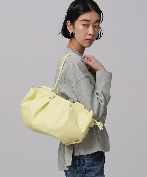 GALLEST(ギャレスト)の「◆タックハンドバッグ(ハンドバッグ・レディース・ブラック/シルバー/イエロー系その他・00)」の7枚目の写真