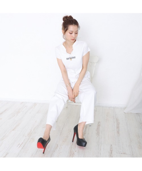 DEMETER（デメテル）の「クッションインソール 厚底 ピンヒール パンプス（パンプス・レディース・シルバー/ブラック系その他/ブラック系その他3/ブラック系その他2/ブラック/ブラック系その他4/ホワイト・S/M/L/LL）」の10枚目の写真