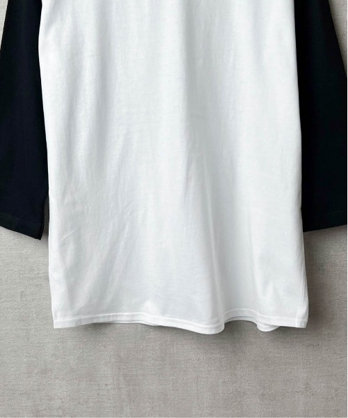 Printstar(プリントスター)の「【Printstar / プリントスター】5.6オンス ヘビーウェイト ベースボールTシャツ(Tシャツ/カットソー・メンズ・杢グレー/ブラック×ホワイト/ホワイト×ブラック/ホワイト/ブラック・XL/L/M)」の15枚目の写真