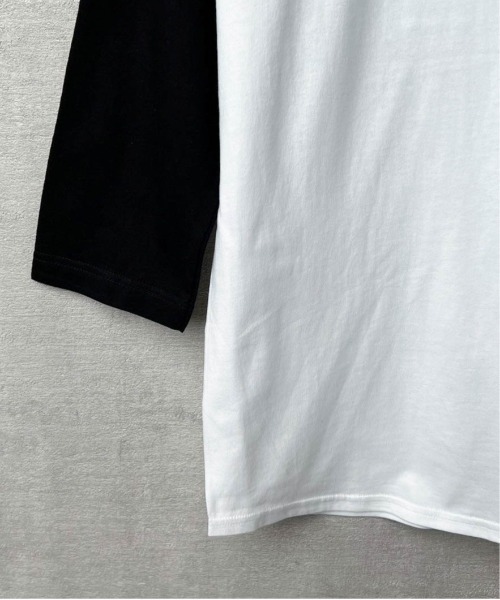 Printstar(プリントスター)の「【Printstar / プリントスター】5.6オンス ヘビーウェイト ベースボールTシャツ(Tシャツ/カットソー・メンズ・杢グレー/ブラック×ホワイト/ホワイト×ブラック/ホワイト/ブラック・XL/L/M)」の16枚目の写真