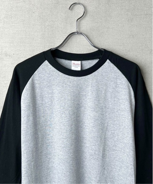 Printstar(プリントスター)の「【Printstar / プリントスター】5.6オンス ヘビーウェイト ベースボールTシャツ(Tシャツ/カットソー・メンズ・杢グレー/ブラック×ホワイト/ホワイト×ブラック/ホワイト/ブラック・XL/L/M)」の22枚目の写真