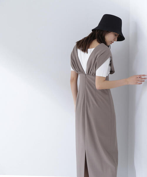 NATURAL BEAUTY BASIC(ナチュラルビューティーベーシック)の「◇デコルテラインコンパクトニット(ニット/セーター・レディース・ピンク/ブラック/オフホワイト・FREE)」の6枚目の写真