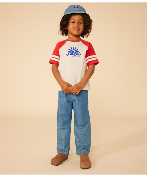 PETIT BATEAU（プチバトー）の「デニムクロシェ（ハット・キッズ・ブルー・12YEAR/8YEAR/4YEAR）」の4枚目の写真