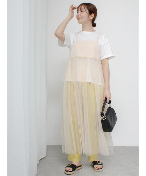 Te chichi TERRASSE(テチチテラス)の「【抗菌防臭】発泡ロゴプリントTシャツ(Tシャツ/カットソー・レディース・ブラック/ブルー/オフホワイト・F)」の10枚目の写真