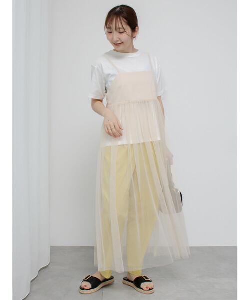 Te chichi TERRASSE(テチチテラス)の「【抗菌防臭】発泡ロゴプリントTシャツ(Tシャツ/カットソー・レディース・ブラック/ブルー/オフホワイト・F)」の12枚目の写真