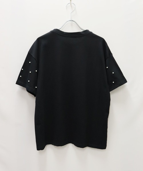 セール】パール付きTシャツ（Tシャツ/カットソー）｜attiree