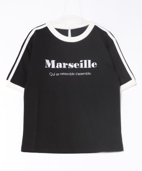 オーバーサイズロゴ半袖Tシャツ クルーネック J40GC0105 BLACK JIL SANDER SANDER+ ジルサンダー プラス レディース オーバー