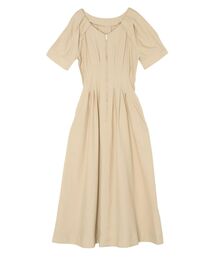 LAGUNAMOON | フロントZIPウエストタックワンピース(ワンピース)