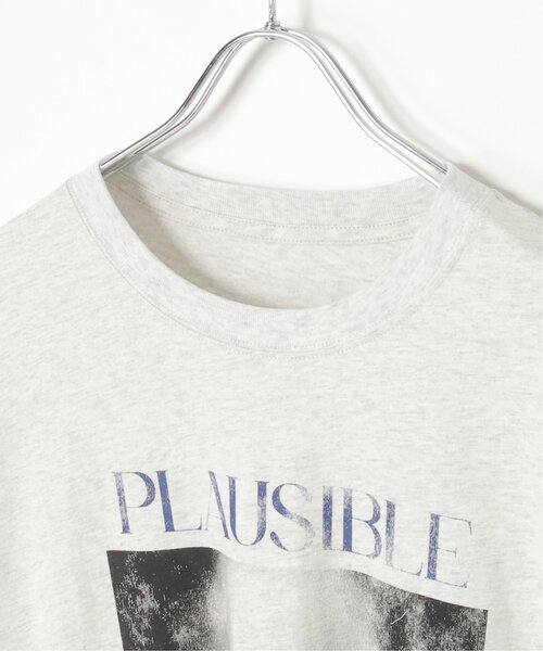 VENCEEXCHANGE(ヴァンスエクスチェンジ)の「PLAUSIBLE ピグメントTシャツ(Tシャツ/カットソー・レディース・オフホワイト/チャコールグレー/ライトグレー・FREE)」の15枚目の写真