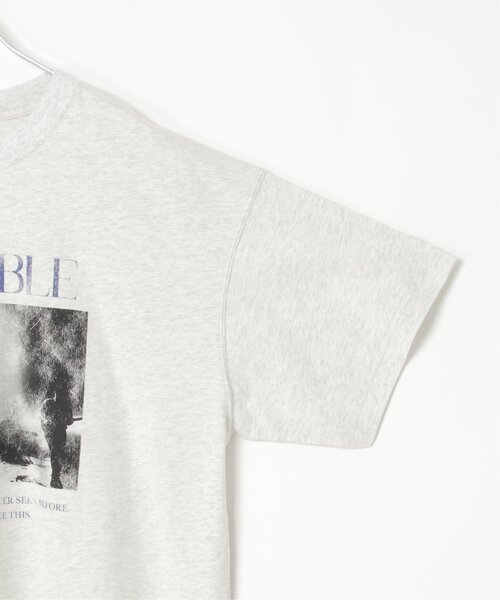 VENCEEXCHANGE(ヴァンスエクスチェンジ)の「PLAUSIBLE ピグメントTシャツ(Tシャツ/カットソー・レディース・オフホワイト/チャコールグレー/ライトグレー・FREE)」の20枚目の写真