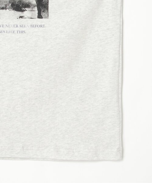 VENCEEXCHANGE(ヴァンスエクスチェンジ)の「PLAUSIBLE ピグメントTシャツ(Tシャツ/カットソー・レディース・オフホワイト/チャコールグレー/ライトグレー・FREE)」の21枚目の写真