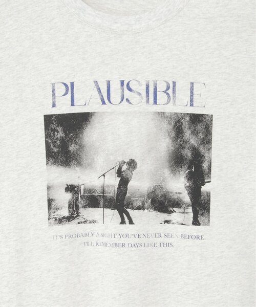 VENCEEXCHANGE(ヴァンスエクスチェンジ)の「PLAUSIBLE ピグメントTシャツ(Tシャツ/カットソー・レディース・オフホワイト/チャコールグレー/ライトグレー・FREE)」の22枚目の写真