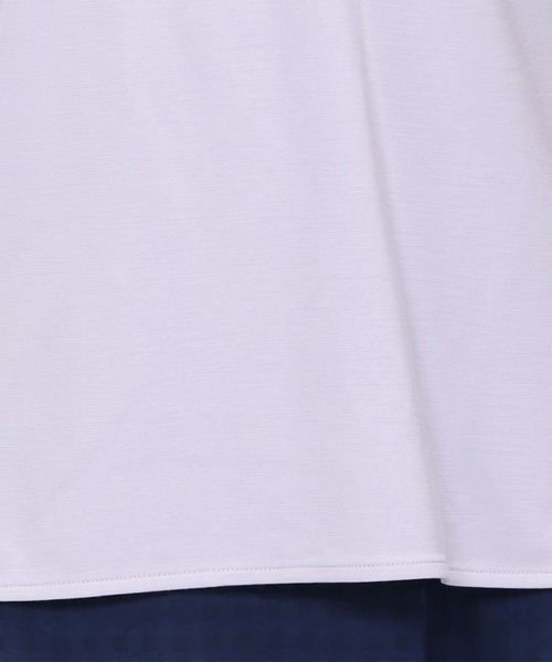 MISCH MASCH（ミッシュマッシュ）の「■2024春夏新作■シアーフレア袖Tシャツ/MM428204（Tシャツ/カットソー・レディース・ブルー/ピンク/ホワイト/ブラック・ﾌﾘ-）」の7枚目の写真